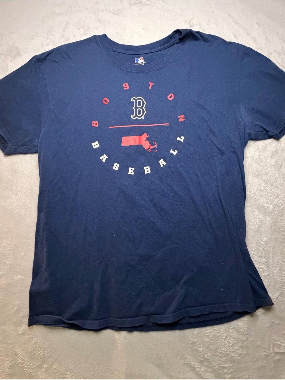 Genuine Merchandise Boston Navy Red Graphic Tee